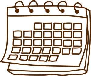 Kalender zwangerschapsbeeldje