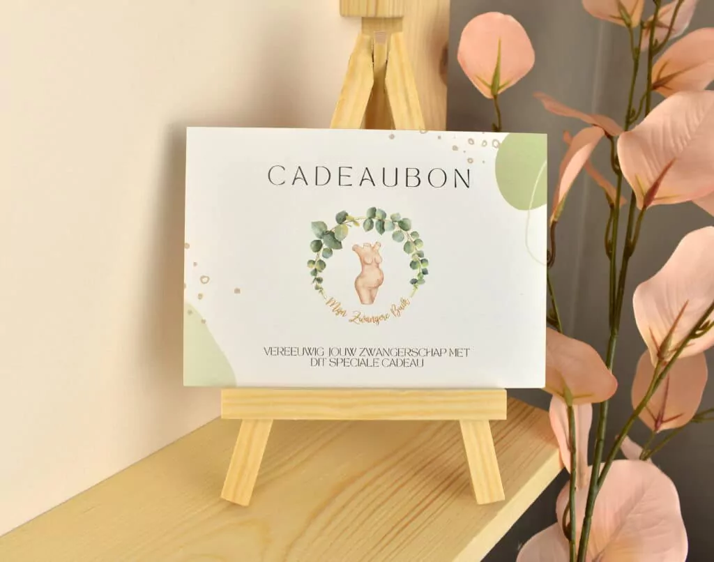 Cadeaubon zwangerschaps wensen cadeau zwangere vrouw